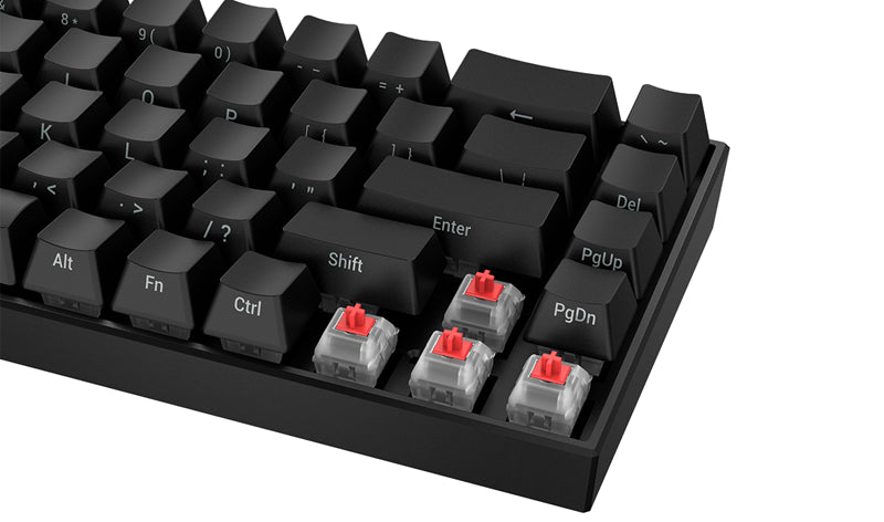 Deepcool KG722 65% Mechanical Keyboard, Ultra Portable, Red Switches, Per Key RG