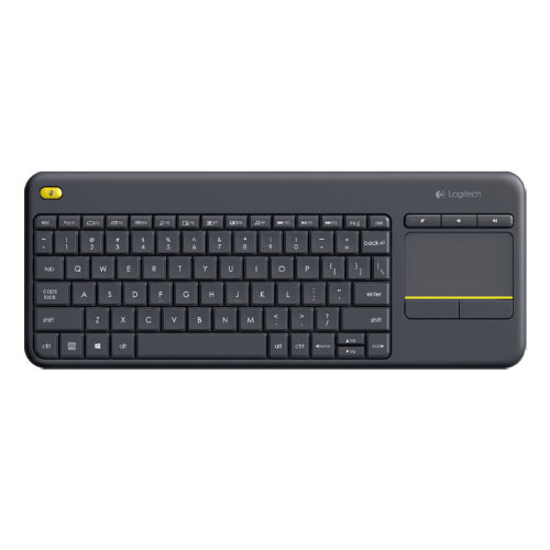 Logitech K400 Plus Wireless Keyboard with Touchpad & Entertainment Media Keys Ti