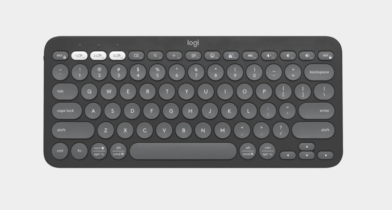 Logitech PEBBLE KEYS 2 K380S Slim, minimalist Bluetooth® Wireless Keyboard with