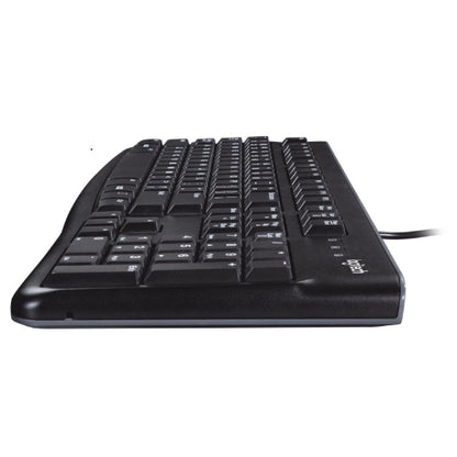 Logitech MK120 Keyboard & Mouse Combo Quiet typing and Spill resistant High-defi