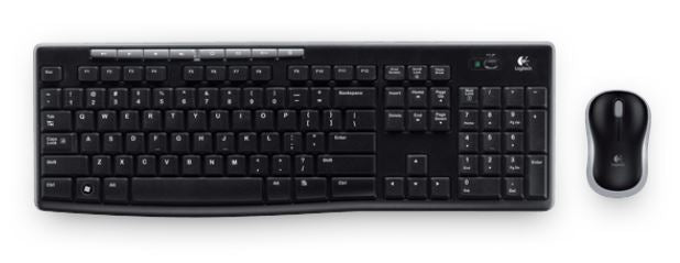 Logitech MK270R Wireless Keyboard and Mouse Combo 2.4GHz Wireless Compact Long B