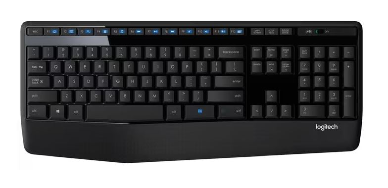 Logitech MK345 Wireless Keyboard & Mouse Combo Full Size 12 Media Key Long Batte