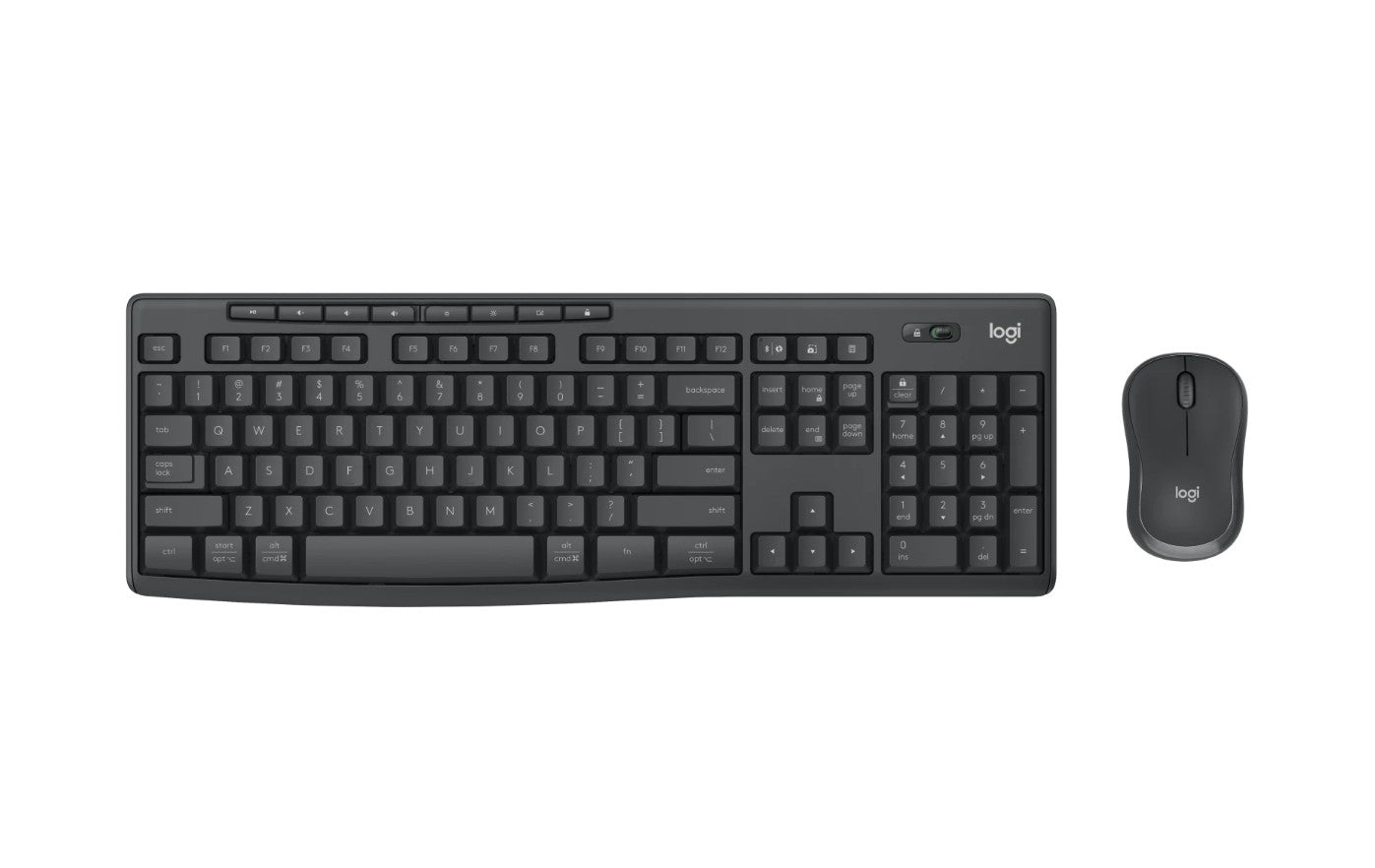 Logitech MK370 Wireless Keyboard and Mouse Combo for Business Silent Touch technology Smooth optical tracking