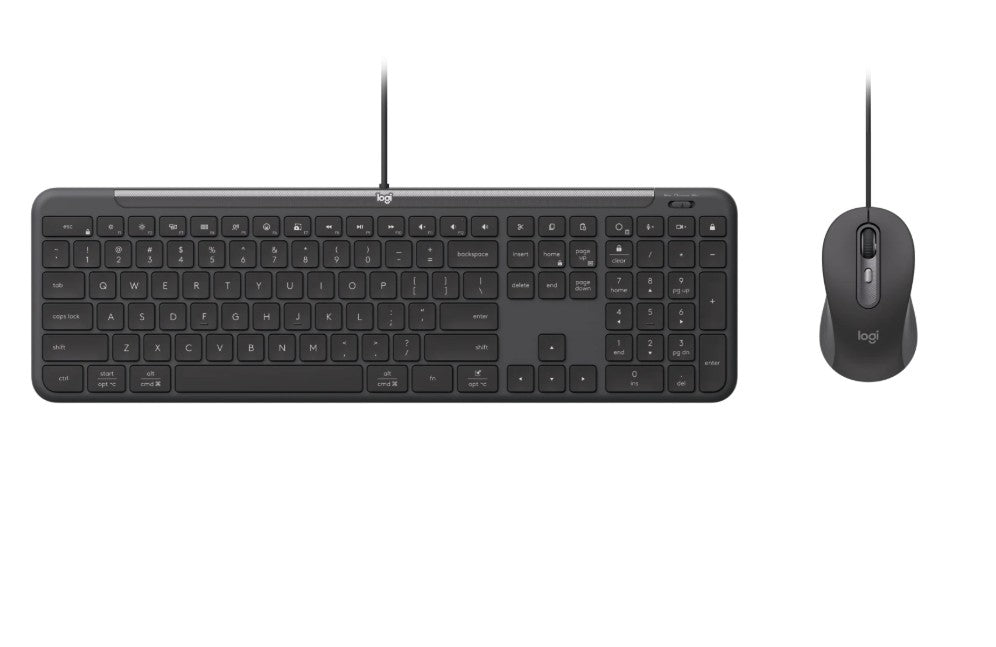 Logitech MK620 Slim Wired Combo MK620 for Business - Multi-OS keyboard and mouse for workplaces