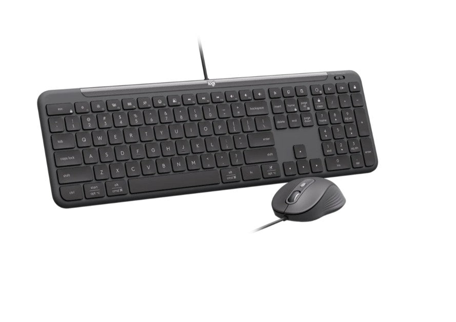 Logitech MK620 Slim Wired Combo MK620 for Business - Multi-OS keyboard and mouse for workplaces