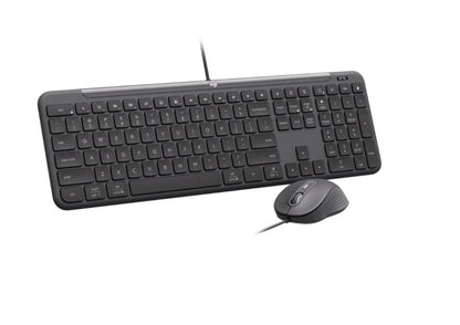 Logitech MK620 Slim Wired Combo MK620 for Business - Multi-OS keyboard and mouse for workplaces
