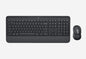 Logitech MK650 Wireless Keyboard & Mouse - Graphite for Business