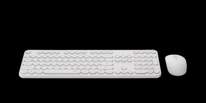 RAPOO X260S Wireless Optical Mouse & Keyboard Black - 2.4G Connection, 10M Range