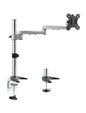 Astrotek Monitor Arm Desk Mount Height Adjustable Stand for Single LCD Display 23.8' 24' 27' 31.5' 32' 8kg 30° Tilt 180° Swivel 360° Pivot VESA LS