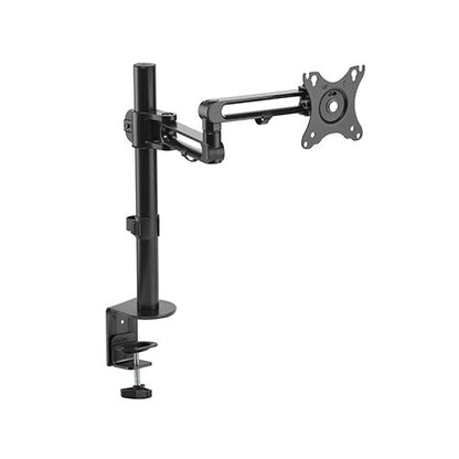 Brateck Articulating Aluminum Single Monitor Arm Fit Most 17'-32' Montior Up to 8kg per screen VESA 75x75/100x100 (LS)