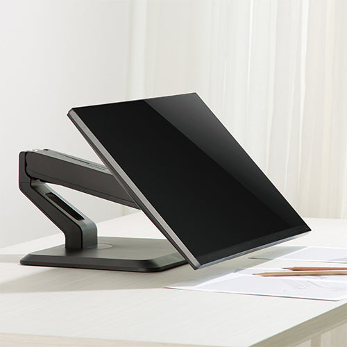 Brateck Single Touch Screen Monitor Desk Stand FitMost 17'-32' Screen Sizes Up to 10kg per screen VESA 75x75/100x100 (LS)