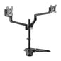 Brateck Premium Aluminum Articulating Monitor Stand Fit Most 17'-32' Monitor Weight Capacity Up to 8KG VESA 75x75,100x100 (LS)