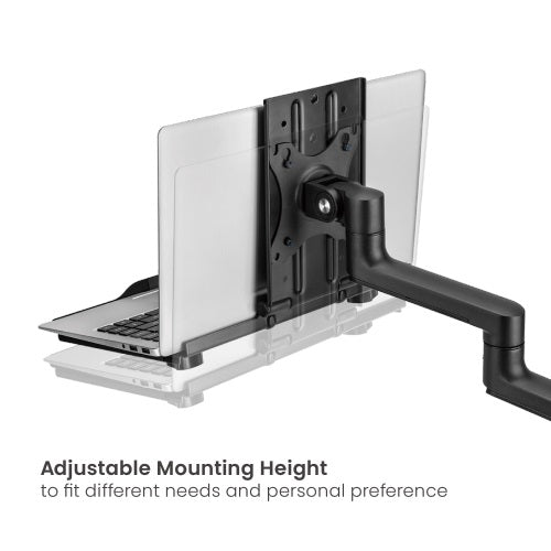 Brateck Adjustable Laptop Tray For Monitor Arms Fits12-17'  with standard 75x75 VESA plate (LS)