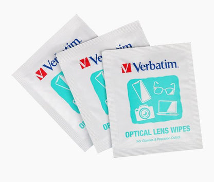 Verbatim Screens, Monitor, Glasses, Window Cleaning Wipes - 25pcs