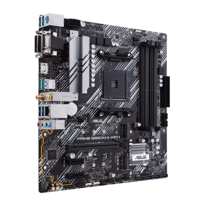 ASUS AMD B550M PRIME B550M-A WIFI II (Ryzen AM4) MicroATX Motherboard, Dual M.2,