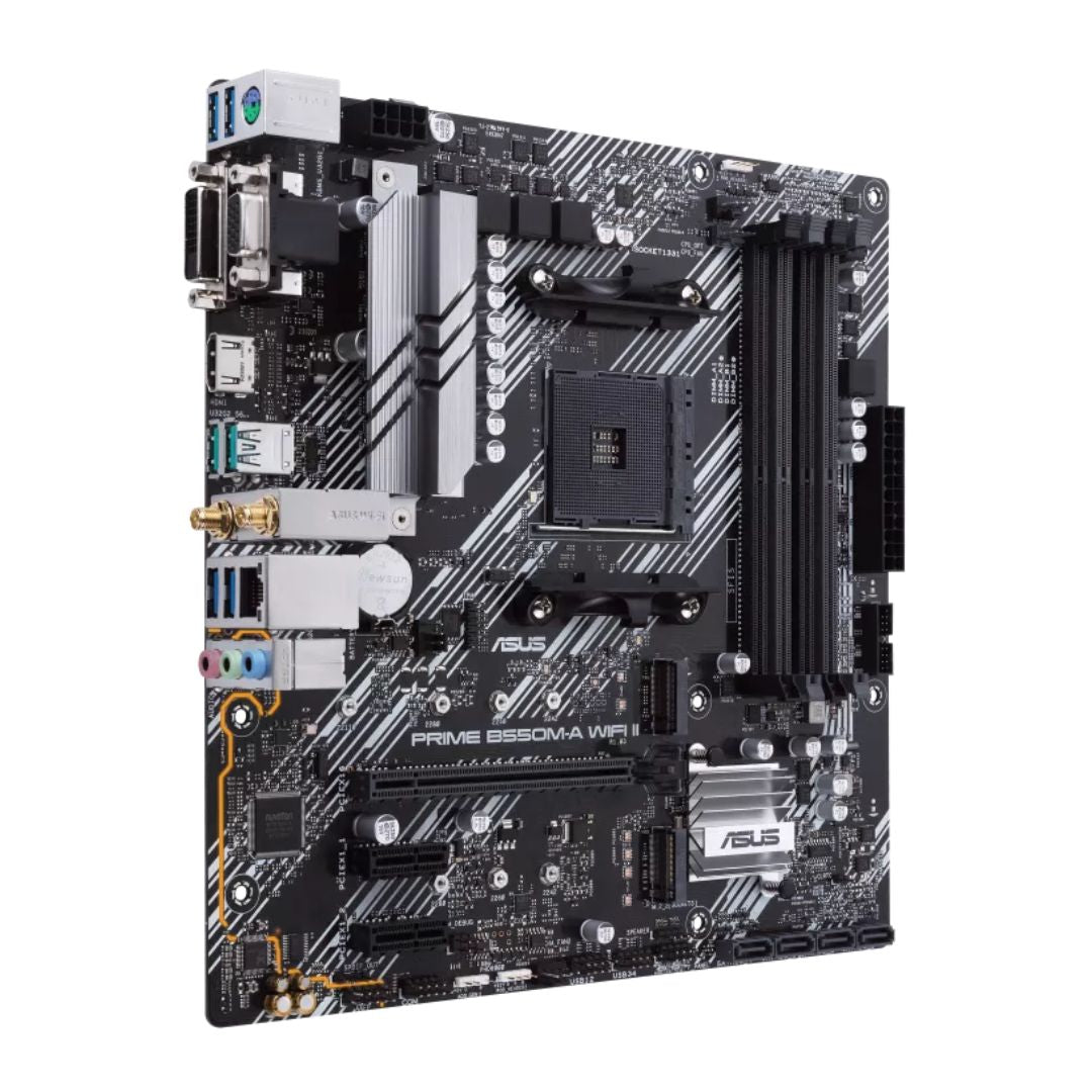 ASUS PRIME B550M-A WIFI II AM4 MicroATX Motherboard