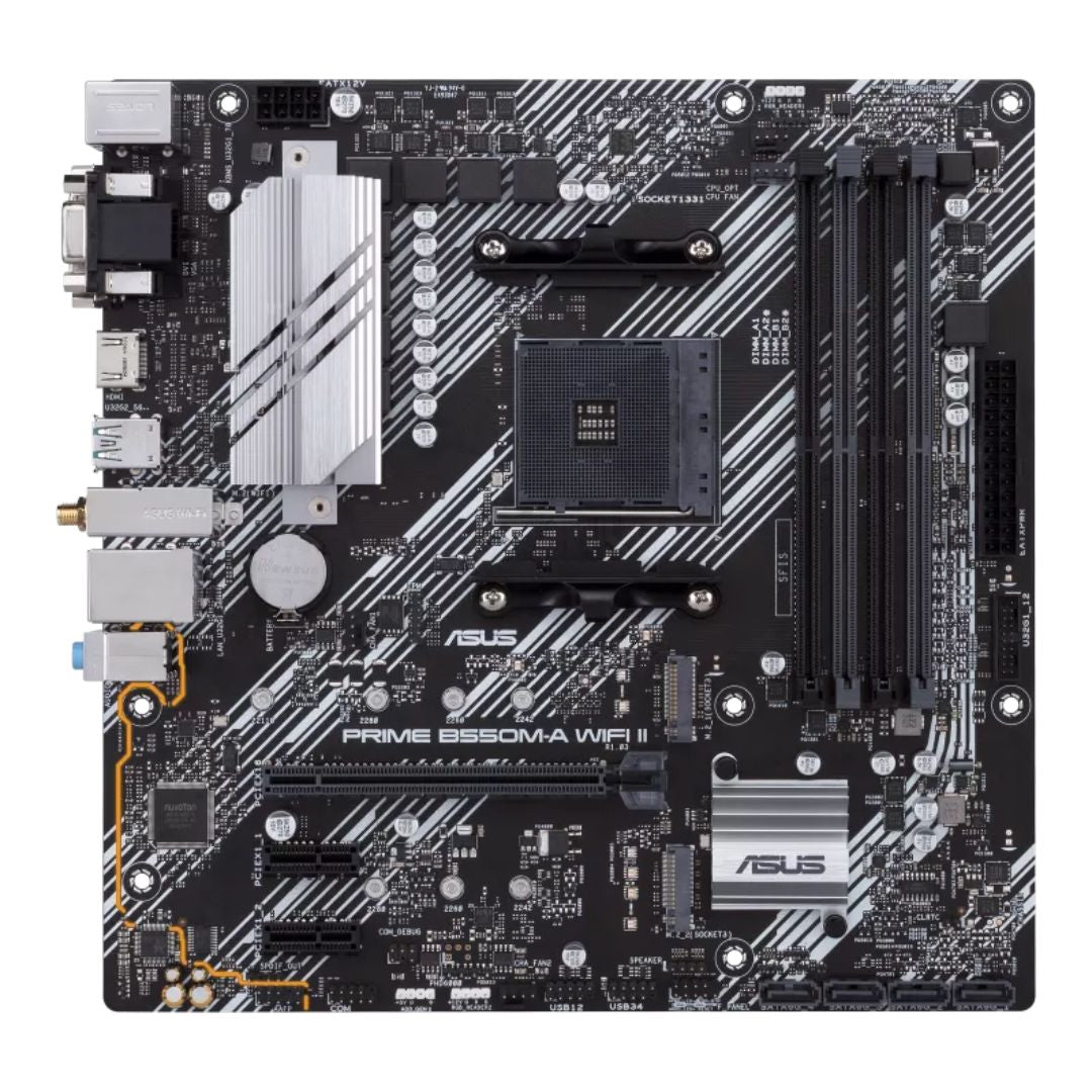 ASUS PRIME B550M-A WIFI II AM4 MicroATX Motherboard