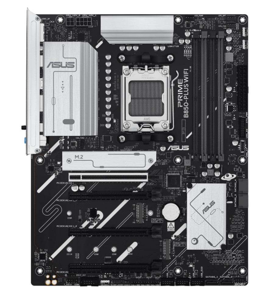 ASUS AMD B850 PRIME B850-PLUS WIFI-CSM (AM5) ATX Motherboard 4xDDR5, Max 256GB,