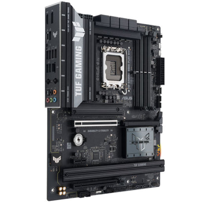 ASUS TUF GAMING B860-PLUS WIFI LGA1851 ATX Motherboard 256GB, DDR5, 1 x PCIe 5.0, 3 x M.2 slots, 4 x SATA, WiFi 7, 1 x HDMI, 1 x DP