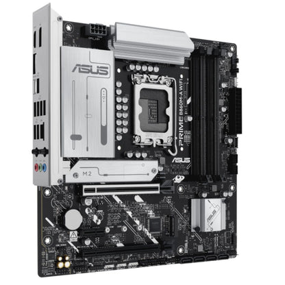 ASUS PRIME B860M-A WIFI-CSM Micro-ATX Motherboard 256GB, DDR5, 1 x PCIe 5.0,  2 x M.2 slots,  4 x SATA, WiFi 6E, 1 x HDMI, 2 x DP