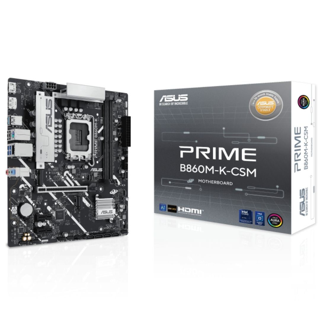 (System Build Only Non Retail Pack) ASUS PRIME B860M-K-CSM Intel LGA1851 Motherb