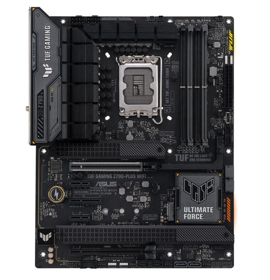ASUS Z790 TUF GAMING Z790-PLUS WIFI Intel LGA1700 ATX Motherboard, DDR5, PCIe 5.0 x16 slot, 4x M.2. 4x SATA, 2.5Gb LAN, Wi-Fi 6E