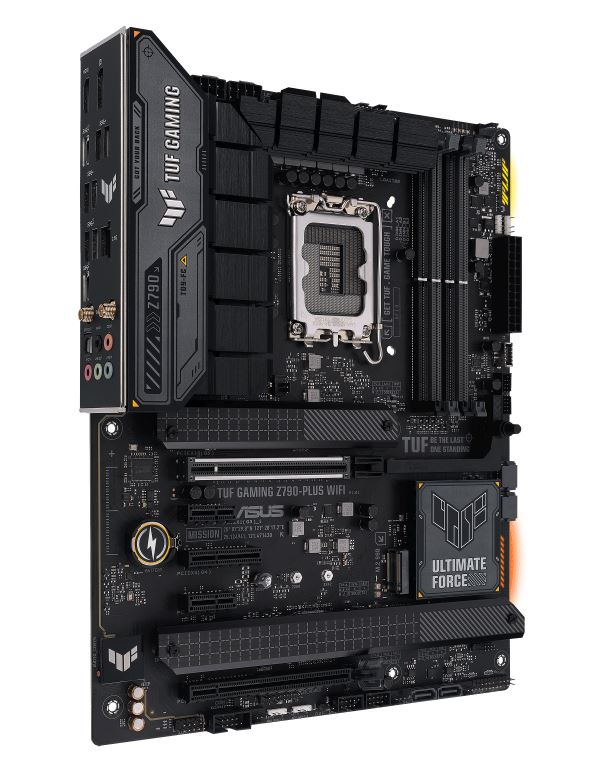ASUS Z790 TUF GAMING Z790-PLUS WIFI Intel LGA1700 ATX Motherboard, DDR5, PCIe 5.0 x16 slot, 4x M.2. 4x SATA, 2.5Gb LAN, Wi-Fi 6E