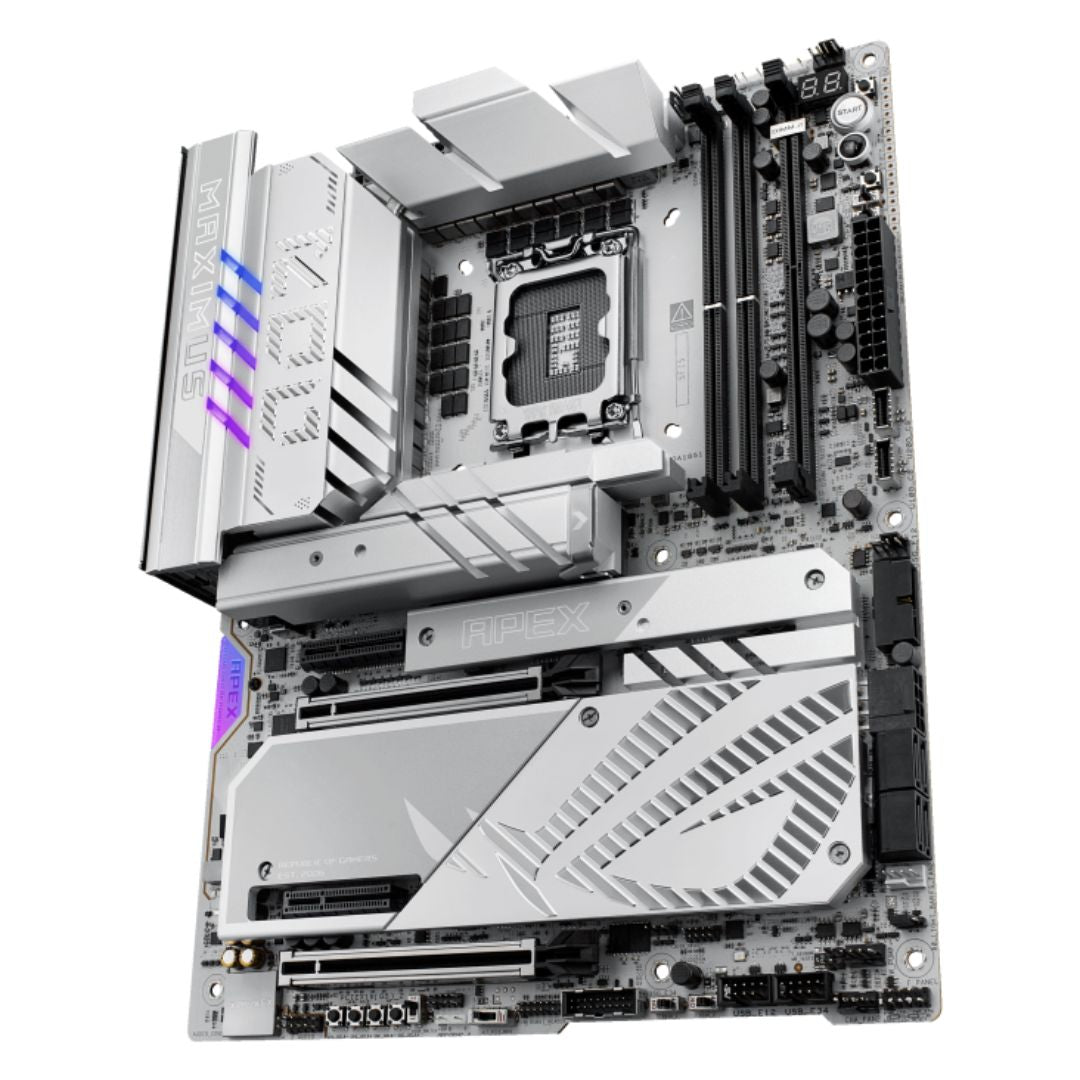ASUS ROG MAXIMUS Z890 APEX LGA1851 ATX Motherboard 96GB, 2x DDR5, 2 x PCIe 5.0 x16 slots, 6 x M.2 slots, 4 x SATA 6Gb/s