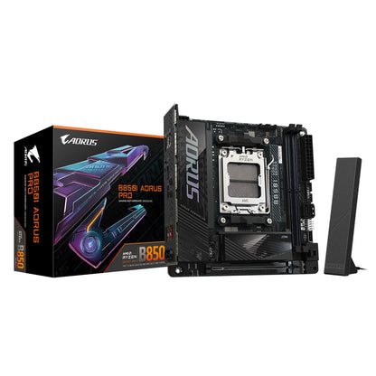 Gigabyte B850I AORUS PRO 1.0, AMD AM5, 2 x DDR5 up to 128 GB,  1 x HDMI, 1x PCI