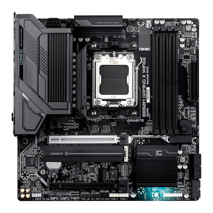Gigabyte B850M GAMING X WF6E 1.0, AMD AM5, 4 x DDR5 up to 256 GB,  1 x HDMI, 2 x