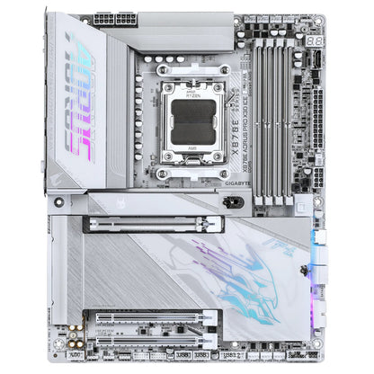 Gigabyte X870E A PRO X3D ICE: AM5, DDR5 256GB, ALC1220, 5GbE LAN, Q-Flash, Smart Backup, GCC, ATX, Win11, Ryzen 7000â€“9000