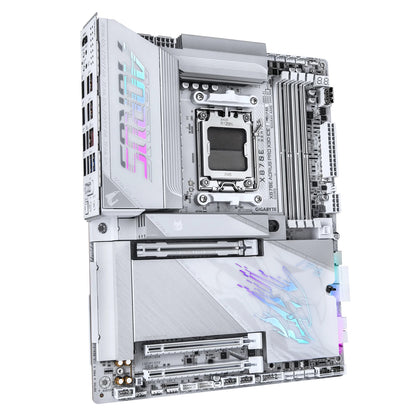 Gigabyte X870E A PRO X3D ICE: AM5, DDR5 256GB, ALC1220, 5GbE LAN, Q-Flash, Smart Backup, GCC, ATX, Win11, Ryzen 7000â€“9000
