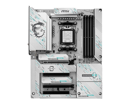 MSI B850 GAMING PLUS WIFI PZ, AMD Ryzen, 4x DDR5 256GB, 4x PCIe x16 slot, 3x M.2, 4x SATA 6G, 8x USB 2.0,  Wi-Fi 7, Bluetooth 5.4
