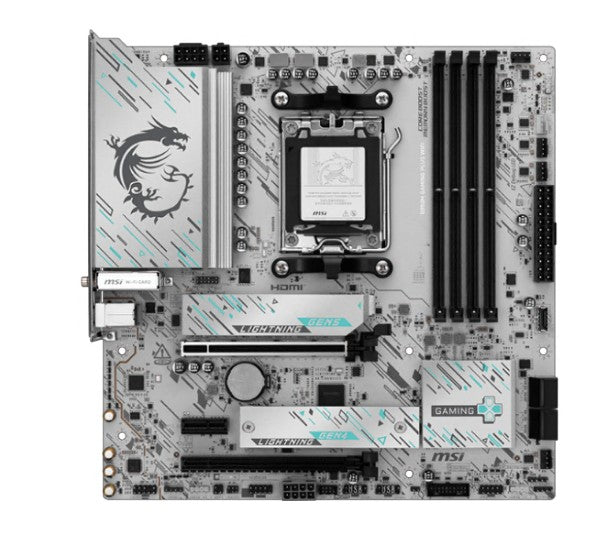 MSI B850M GAMING PLUS WIFI, AMD AM5, 4 x DDR5 up to 256 GB, 1 x HDMI, 2 x PCI Express x16, 2 x M.2, 4x USB 2.0, Wi-Fi 7