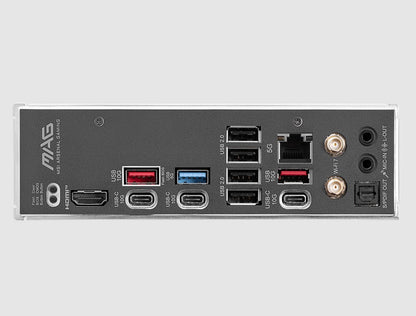 MSI MAG B850 TOMAHAWK MAX WIFI, AMD B850. 4x DDR5 256GB, 1x HDMI, 3x PCI-E x16 slot, 4x M.2, 8x USB 2.0, Wi-Fi 7