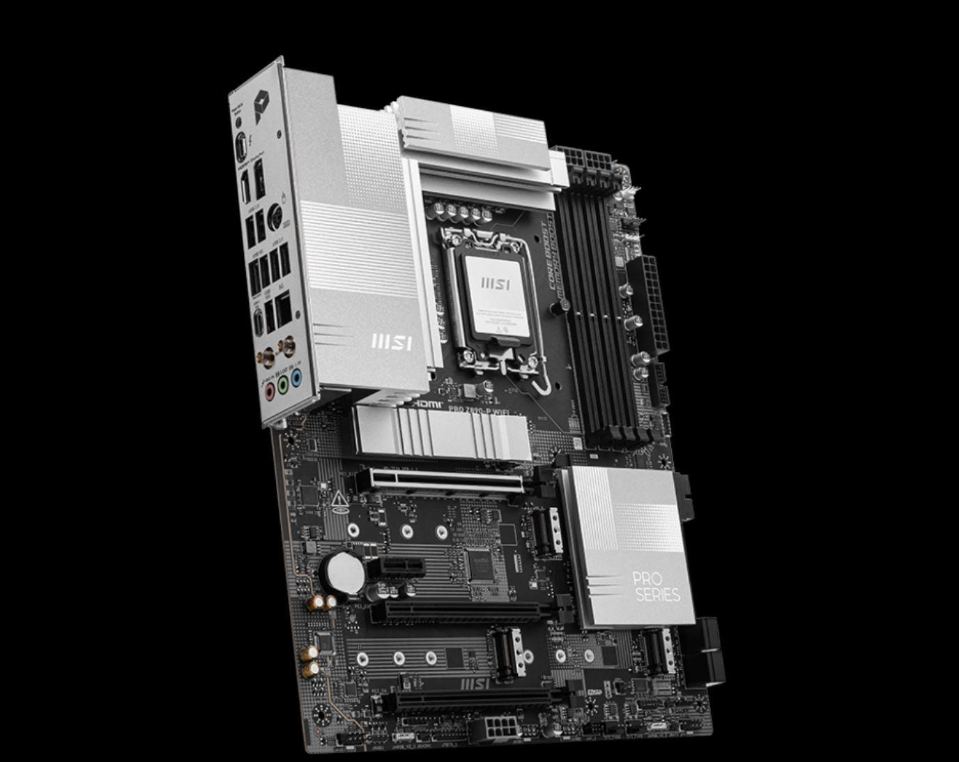 MSI PRO Z890-P WIFI INTEL Z890  Motherboard, 4x DDR5 256GB, 3x PCI-E x 16, 1x PC