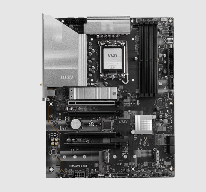 MSI PRO Z890-S WIFI, INTEL Z890, 4x DDR5 256GB, 1x HDMI, 4x PCI-E x16 slot, 3x M.2, 4x SATA, 4x USB 2.0, IntelÂ® Wi-Fi 7