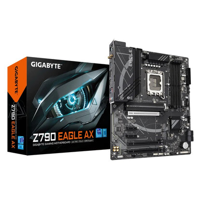Gigabyte Z790 EAGLE AX Intel LGA 1700 ATX Motherboard, 4x DDR5 ~192GB, 3x PCI-E