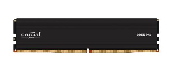 Crucial Pro 64GB (1x64GB) DDR5 UDIMM 5600MHz CL46 Black Heat Spreader Support Intel XMP AMD Ryzen Desktop PC Gaming Memory