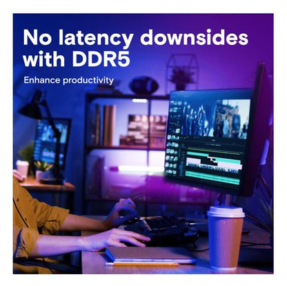 Crucial 128GB (2x64GB) DDR5 UDIMM 5600MHz CL46 Desktop PC Memory