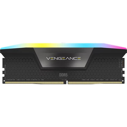 Corsair Vengeance RGB 32GB (2x16GB) DDR5 DRAM 6000MT/s CL38 Memory Kit â€” Black