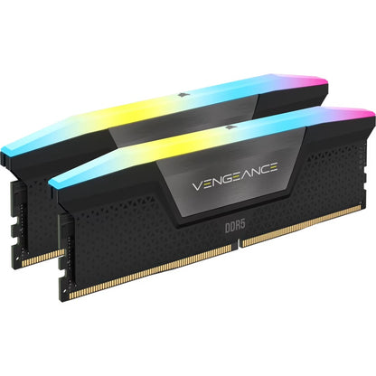 Corsair Vengeance 32GB (2x16GB) DDR5 DRAM 6400MT/s C36 Memory Kit — Black PC5-