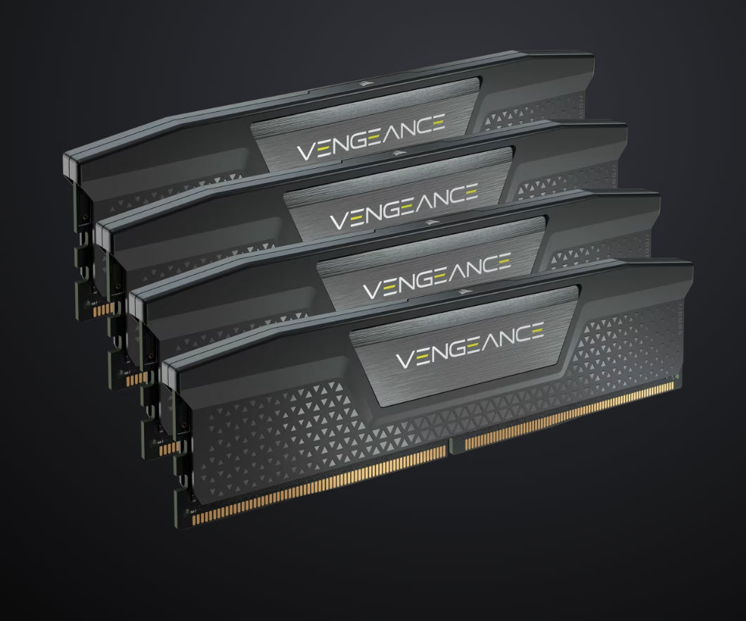 Corsair VENGEANCE® RGB 192GB (4x48GB) DDR5 DRAM 5200MT/s CL38 Memory Kit — Bl