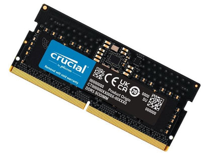 Crucial 8GB (1x8GB) DDR5 SODIMM 5600MHz C46 1.1V Laptop Laptop Memory