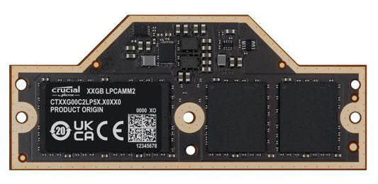 Crucial 32GB (1x32GB) LPDDR5X LPCAMM2 7500Mhz Memory for Lenovo P1 P14 P16v