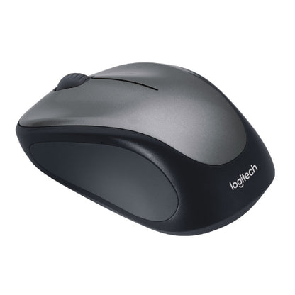 Logitech M235 Wireless Mouse Grey Contoured design Glossy Comfort Grip Advanced