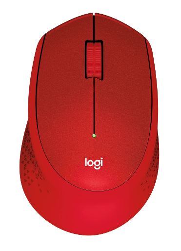 Logitech M331 SILENT PLUS  Wireless Mouse RED DPI (Min/Max): 1000±  1-Year Limi