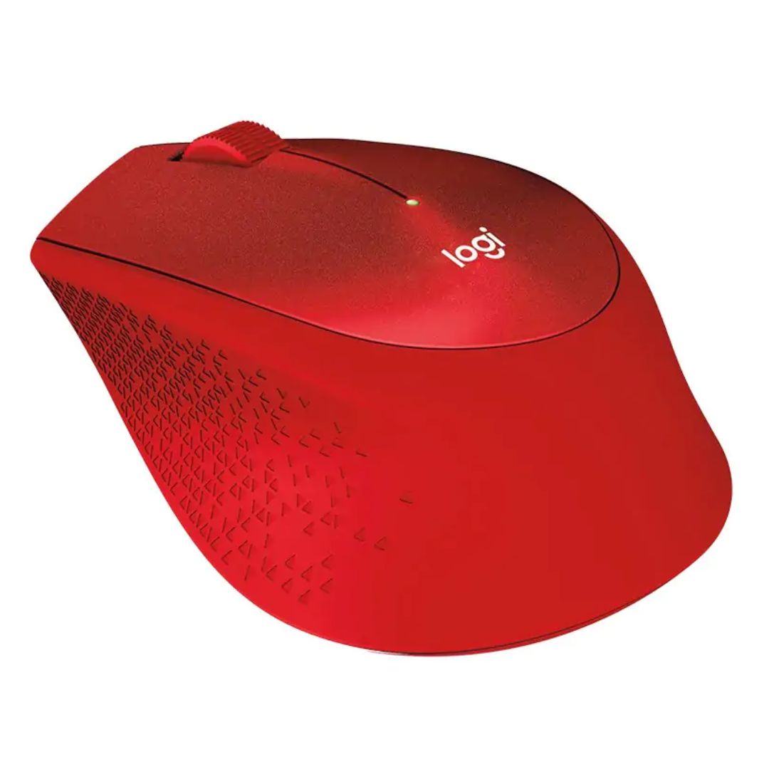 Logitech M331 SILENT PLUS  Wireless Mouse RED DPI (Min/Max): 1000±  1-Year Limi