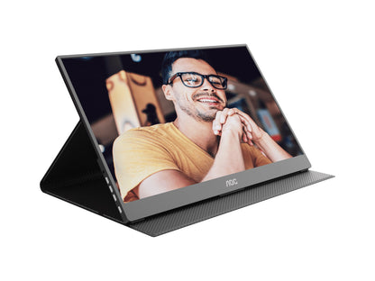 AOC 15.6inch FHD IPS 1920x1080 16:9, 800:1 Contrast 230 Nits 2x USB-C 1x Mini HD