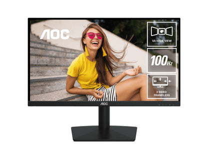 AOC 21.45'100Hz 1920 × 1080 (FHD) VGA × 1 HDMI 1.4 × 1 AdaptiveSync 3-Sided F